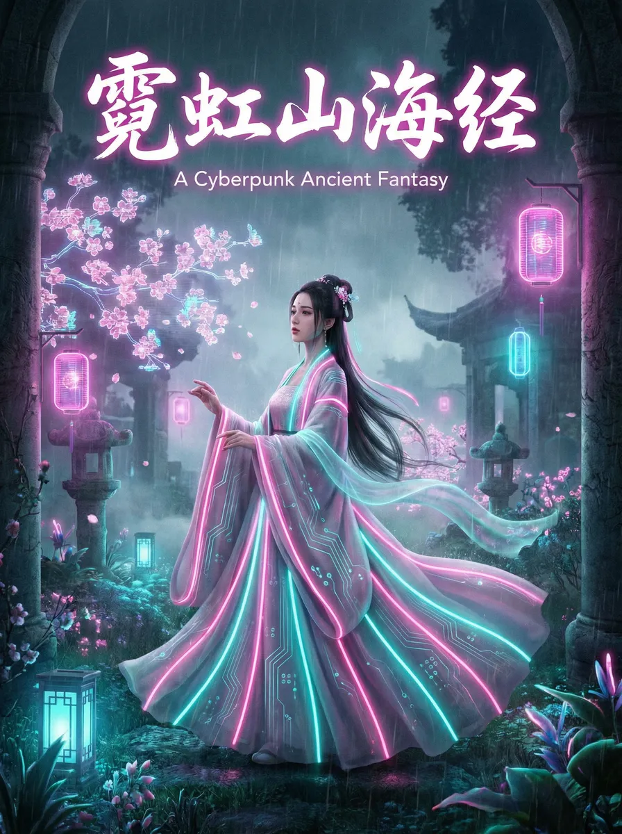 灯草和尚之白蛇前传 古风奇缘短剧 - 霓虹山海经海报